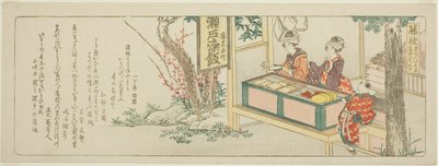 Fujieda, da una serie senza titolo delle cinquantatré stazioni del Tokaido da Katsushika Hokusai