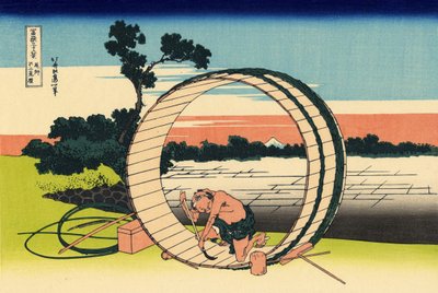 Campo di vista Fuji nella provincia di Owari, c.1830 da Katsushika Hokusai