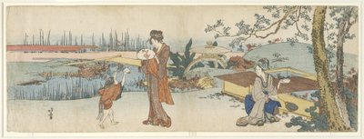 Venditore di pesci rossi, 1801-1805 da Katsushika Hokusai
