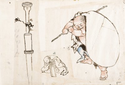 Hotei, primo quarto del XIX secolo da Katsushika Hokusai