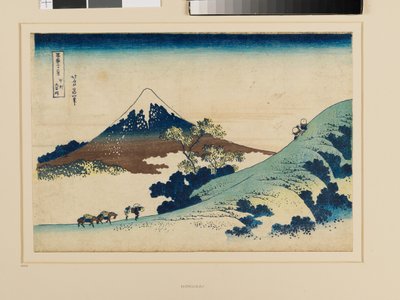 Passo di Inume nella provincia di Kai da Katsushika Hokusai