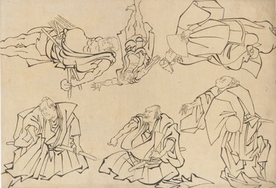 Attori Kabuki da Katsushika Hokusai