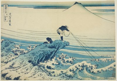 Kajikazawa nella provincia di Kai, dalla serie "Trentasei vedute del Monte Fuji" da Katsushika Hokusai