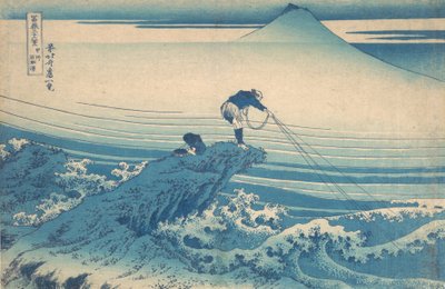 Kajikazawa nella provincia di Kai Koshu Kajikazawa, dalla serie Trentasei vedute di..., ca. 1830-32 da Katsushika Hokusai