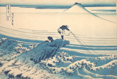 Kajikazawa nella provincia di Kai, dalla serie Trentasei vedute del Monte Fuji da Katsushika Hokusai
