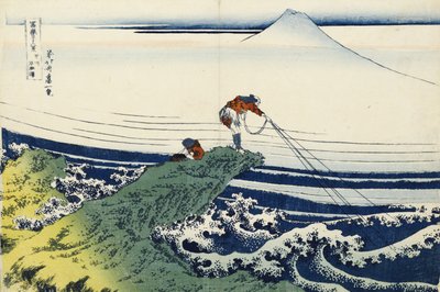 Kajikazawa nella provincia di Kai, dalla serie "Trentasei vedute del Monte Fuji" da Katsushika Hokusai