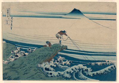 Kajikazawa nella provincia di Kei (Koshu Kajikazawa) Dalla serie, Trentasei vedute del Monte Fuji da Katsushika Hokusai