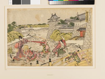 Kanadehon Chushingura Atto III da Katsushika Hokusai