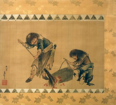 Kanzan e Jittoku da Katsushika Hokusai