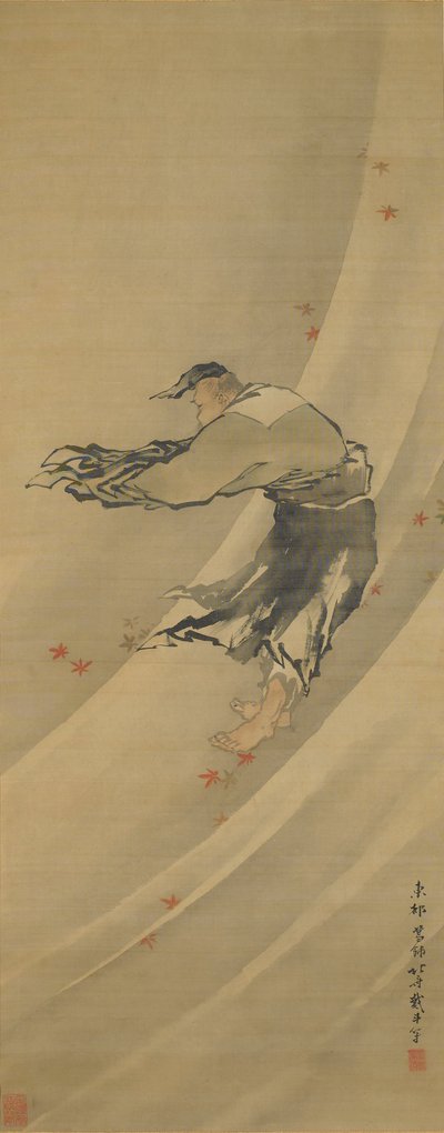 Liezi nel vento da Katsushika Hokusai