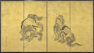 Lions da Katsushika Hokusai