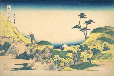 Lower Meguro Shimo Meguro, dalla serie Trentasei vedute del Monte Fuji da Katsushika Hokusai