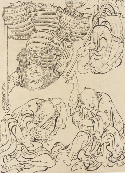 Figure varie, fine XVIII-inizio XIX secolo da Katsushika Hokusai
