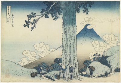 Passo di Mishima nella provincia di Ko_shu_ da Katsushika Hokusai