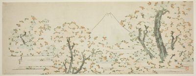 Monte Fuji con ciliegi in fiore da Katsushika Hokusai