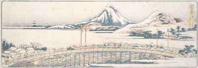 Okazaki, dalla serie “I cinquantatre scorci delle delizie primaverili” da Katsushika Hokusai