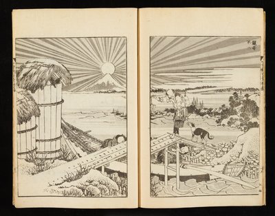 Cento vedute del Monte Fuji, vol. 1 da Katsushika Hokusai