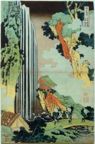 Cascata di Ono da Katsushika Hokusai
