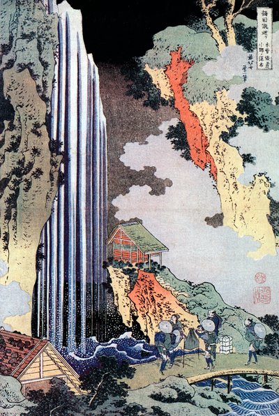 Cascata di Ono lungo il Kisokaido, c. 1780-1849 da Katsushika Hokusai