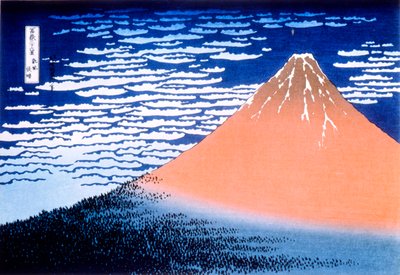 Fuji Rosso, 1823-1831 da Katsushika Hokusai