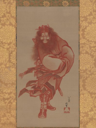 Shoki Rosso, il Cacciatore di Demoni da Katsushika Hokusai