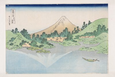 Riflessione nel lago Misaka, provincia di Kai da Katsushika Hokusai