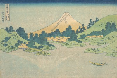 Riflessione nel lago a Misaka nella provincia di Kai Koshu Misaka suimen, dalla serie, ca. 1830-32 da Katsushika Hokusai