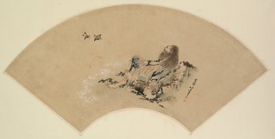 Risshi al mare che osserva gli uccelli da Katsushika Hokusai
