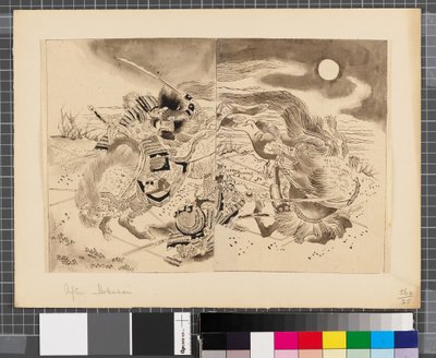 Scene della guerra tra Giappone e Corea, fine XVIII-prima metà XIX secolo da Katsushika Hokusai