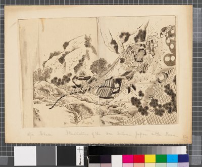 Scene della guerra tra Giappone e Corea, fine XVIII-prima metà XIX secolo da Katsushika Hokusai