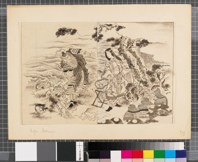 Scene dalla guerra tra Giappone e Corea, fine XVIII - prima metà XIX secolo da Katsushika Hokusai