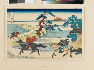 Villaggi di Sekiya sul fiume Sumida da Katsushika Hokusai