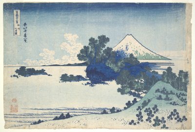 Shichiriga-hama nella Provincia di Sagami, dalla serie Trentasei vedute del Monte Fuji da Katsushika Hokusai