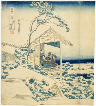 Mattina Nevosa a Koishikawa, c.1831-34 da Katsushika Hokusai