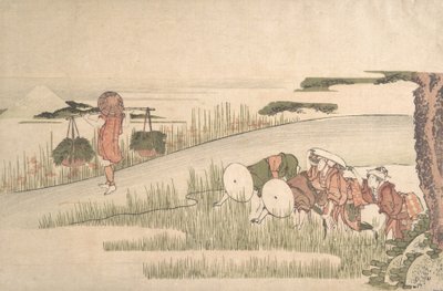Primavera nei campi di riso da Katsushika Hokusai