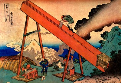Il Fuji dalle montagne di Totomi da Katsushika Hokusai