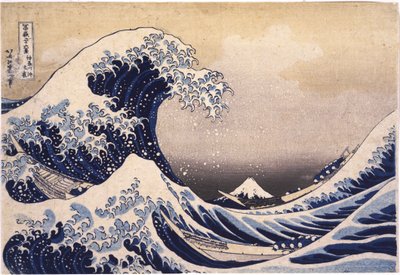 La grande onda di Kanagawa da Katsushika Hokusai
