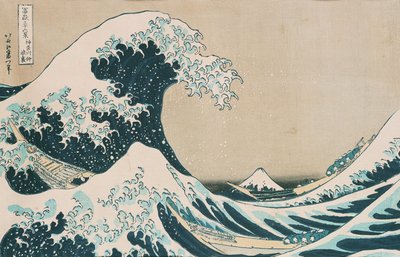 La grande onda di Kanagawa da Katsushika Hokusai