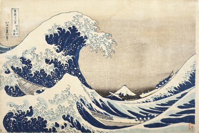 La grande onda al largo di Kanagawa da Katsushika Hokusai