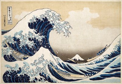 La grande onda di Kanagawa dalla serie 