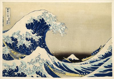 La Grande Onda di Kanagawa dalla serie 36 Vedute del Monte Fuji; 1831 da Katsushika Hokusai