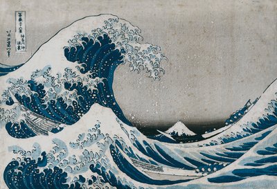 La Grande Onda di Kanagawa, dalla serie "36 Vedute del Monte Fuji" da Katsushika Hokusai