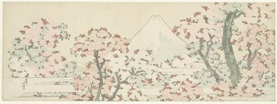 Il Monte Fuji con ciliegi in fiore da Katsushika Hokusai