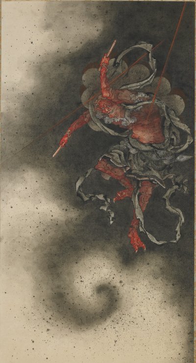 Dio del tuono, Periodo Edo da Katsushika Hokusai