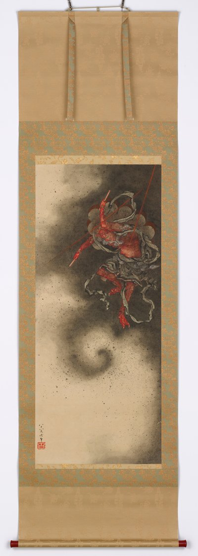Dio del tuono, 1847 da Katsushika Hokusai
