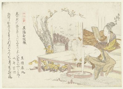 Due donne come Gomô e Kijichô da Katsushika Hokusai
