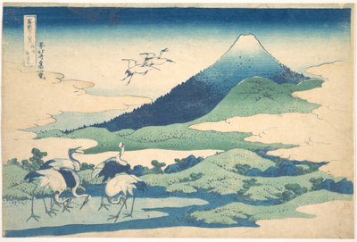 La tenuta di Umezawa nella provincia di Sagami (Sōshū Umezawa zai), dalla serie “Le trentasei vedute del Monte Fuji” (Fugaku sanjūrokkei) da Katsushika Hokusai