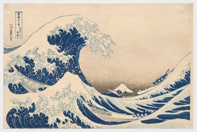 “L’onda al largo di Kanagawa”, dalla serie “Trentasei vedute del Monte Fuji” da Katsushika Hokusai