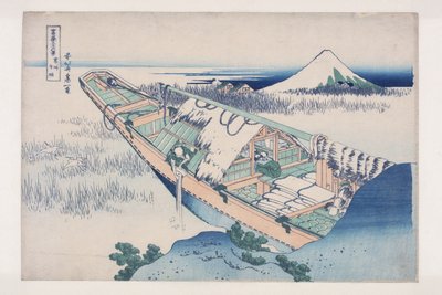 Ushibori nella provincia di Hitachi da Katsushika Hokusai