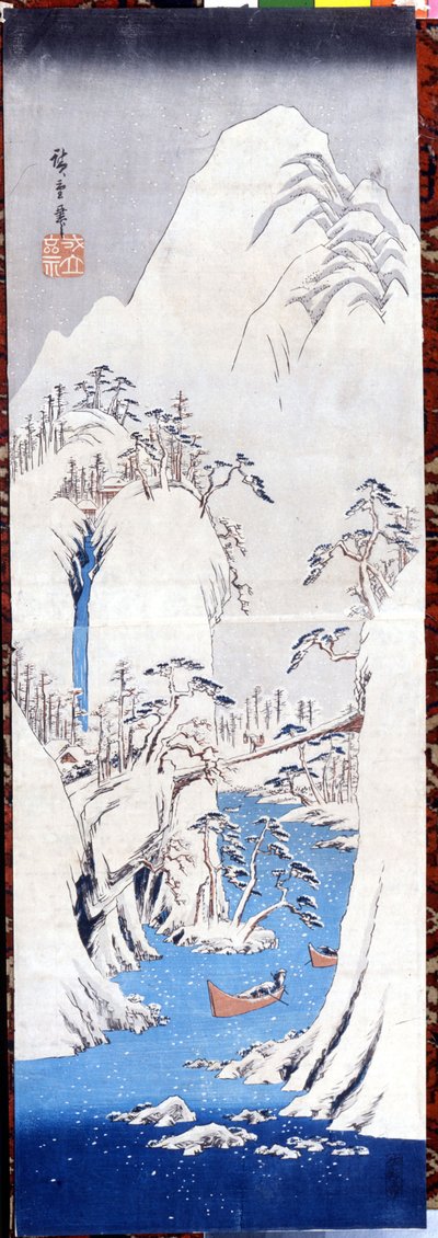 Paesaggio invernale da Katsushika Hokusai